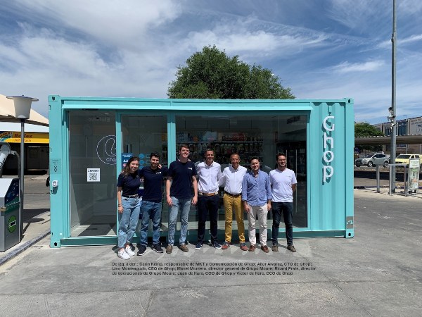Ghop inaugura la primera tienda autónoma e inteligente de España en un centro de lavado Elefante Azul